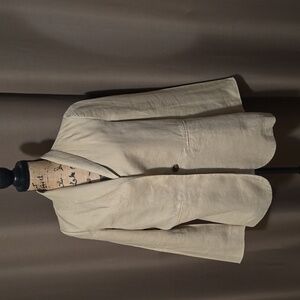 Linen Blazer Size Medium